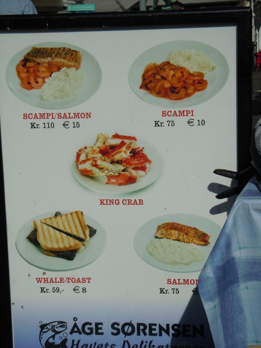 Bergen Fish Market menu