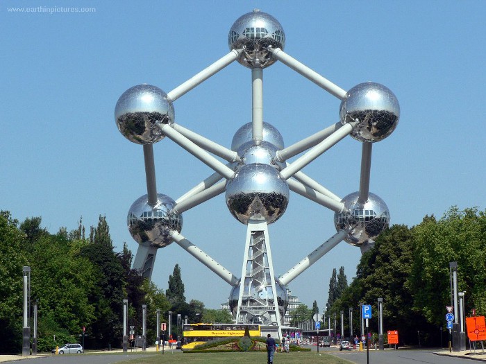 Atomium in Brussels, Belgium